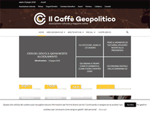Tablet Screenshot of ilcaffegeopolitico.org